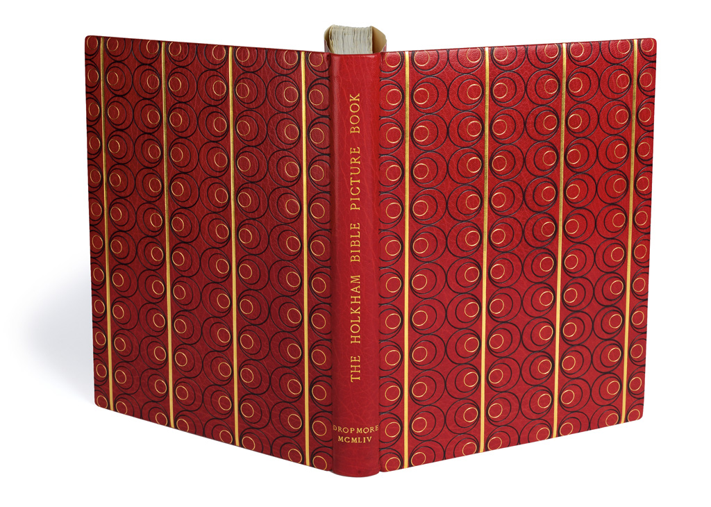 (BOOK ARTS / FINE BINDINGS.) Hassal, W. O. The Holkham Bible Picture Book.